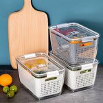 Kitchen Storage Box - Plastic Multifunctional for Fruit & Vegetable