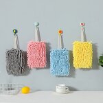 Hand Towel - Quick Dry Hanging Cartoon Cute Square for Bathroom & Dishwashing