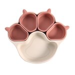 Baby Feeding Set - Anti-Slip Silicone Tray with Suction for Kids Dining