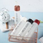 Glass Water Bottles - High Borosilicate Custom Logo Frosted Tumbler