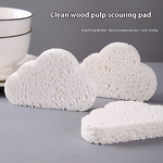 Dishwashing Sponge - Natural Wood Pulp with Nylon Magic Wipe Kitchen