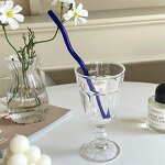Glass Pipette - Wave-shaped High Borosilicate Creative Tableware Straw