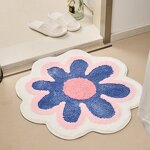 Bathroom Floor Mat - Cashmere Absorbent Non-slip for Living Room