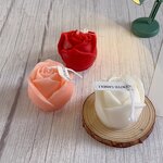 Soy Wax Candle Mold - Rose Shape for Wedding Favors & Easter Decor