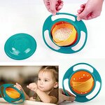 Baby Dinnerware Set - UFO Circular Silicone with Suction Plate