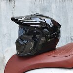 Motorcycle Helmet - China-Chic Retro Light Fiberglass for Commuting & Cruise