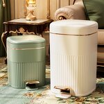 Trash Can - 8L/10L Luxury Pedal Lid Waterproof for Kitchen & Bathroom