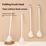 Baby Bottle Brush - Silicone Long Handle PP Foldable Multi-Functional