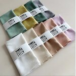 Kitchen Towels - 40x40cm Ultra Soft Cotton Handmade 100% Linen Absorbent