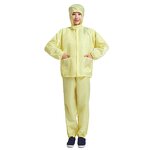 Anti-Static Coat - White Dust-Free Protective for Breeding & Electrostatic