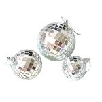 Disco Ball Ornaments - Mirror Reflective for Christmas Tree & Party Decor