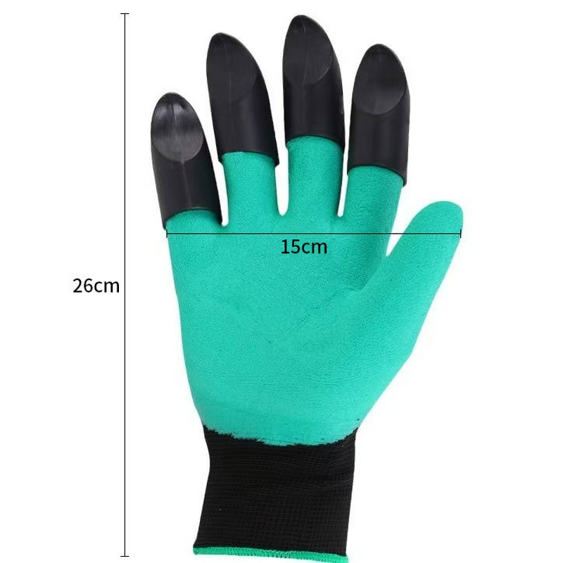 Gardening Gloves - Claw Nitrile Nylon Anti-Slip Anti-Cut for Planting