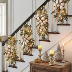 Christmas Stair Garland - Nordic Home Scene Arrangement Decoration