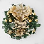 Christmas Grapevine Wreath - Artificial Large with Berry Pine Cone Door Decor