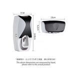 Bathroom Accessories Set - 4-Pieces Bamboo with Toothbrush Holder