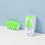 Bathroom Accessories Set - 4-Pieces Bamboo with Toothbrush Holder