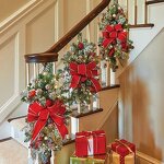 Christmas Stair Garland - Nordic Home Scene Arrangement Decoration