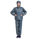 Anti-Static Coat - White Dust-Free Protective for Breeding & Electrostatic