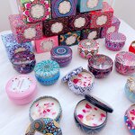 Aroma Candle - Metal Tin Jar Natural Soy Wax Luxury Gift Set