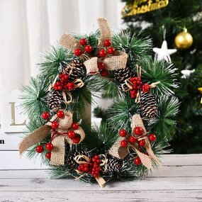 Christmas Garlands - Outdoor Indoor Wreath Ornaments Decorations