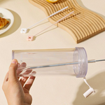 Kitchen Cleaning Brush - Small with Handle for Water Cups & Pot Gap