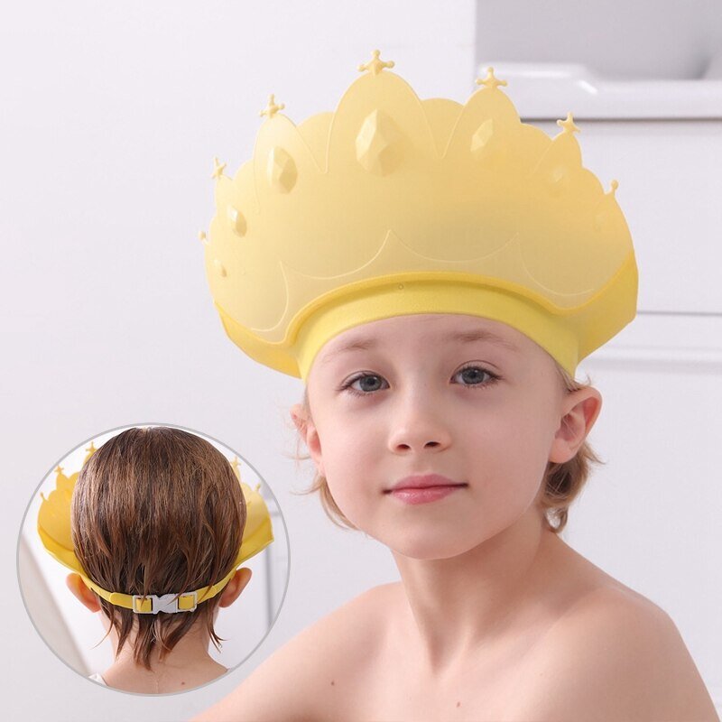 Infant Bath Cap - Adjustable Eco-Friendly Waterproof for Toddler