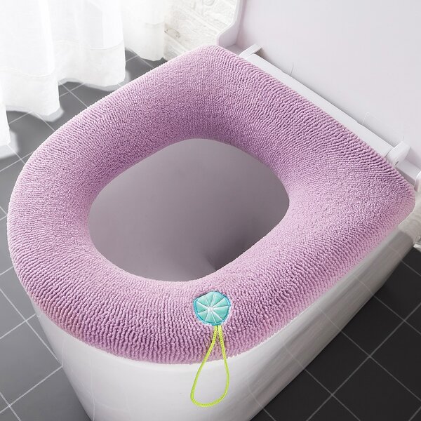 Toilet Seat Cover - Comfortable Thick Soft Warmer Lid Cushion