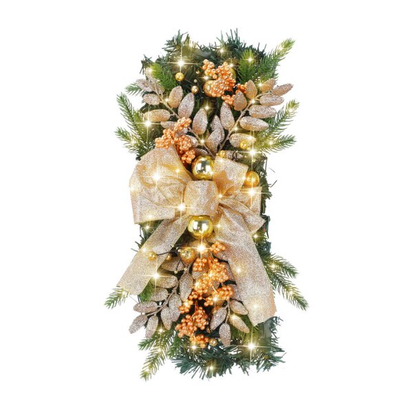 Christmas Stair Garland - Nordic Home Scene Arrangement Decoration