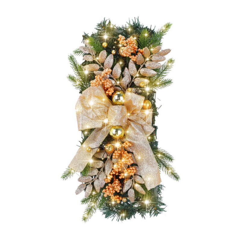 Christmas Stair Garland - Nordic Home Scene Arrangement Decoration