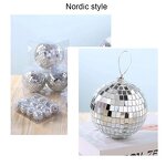Disco Ball Ornaments - Mirror Reflective for Christmas Tree & Party Decor
