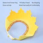 Infant Bath Cap - Adjustable Eco-Friendly Waterproof for Toddler