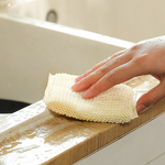 Dishwashing Scrubber - Bamboo Fiber with Steel Wool Pot Brush