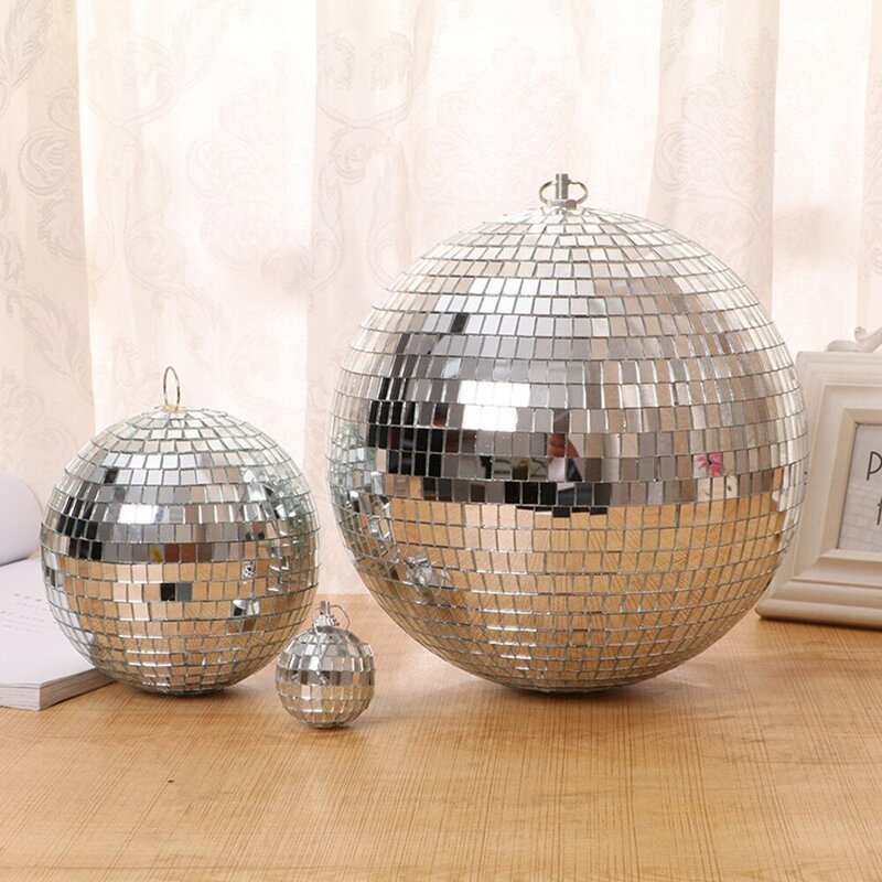 Disco Ball Ornaments - Mirror Reflective for Christmas Tree & Party Decor