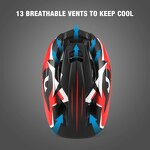 Full Face Helmet - Kids Detachable for Cycling Skateboarding Roller Skating