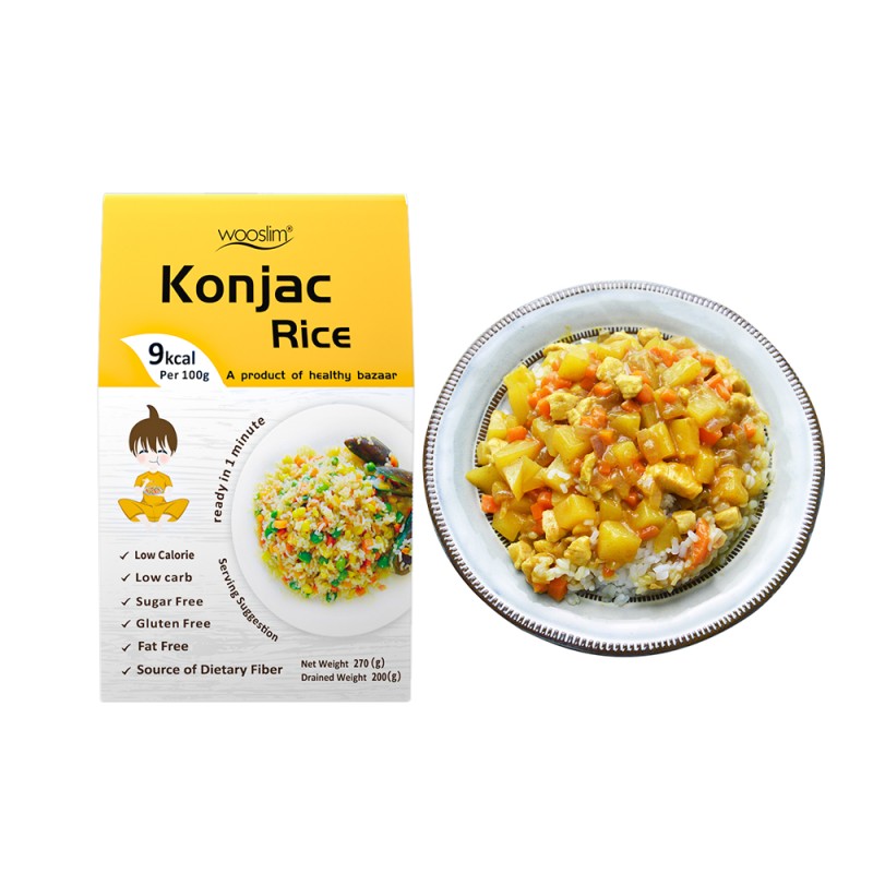 Shirataki Rice Factory - Low Calorie Keto Friendly High Fiber