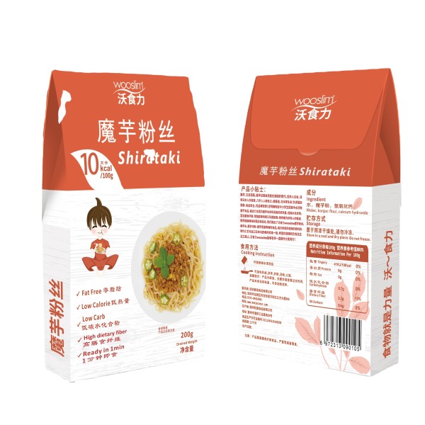 韩式面生产商-蒟蒻意大利面零卡清真