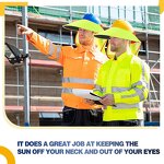 Safety Helmet - Full Brim Hard Hat Sun Shade