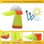 Safety Helmet - Full Brim Hard Hat Sun Shade