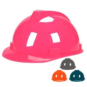 Safety Helmet - Custom Color Black Grey Pink Orange Green Hard Hat