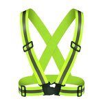 Safety Running Vest - High Visibility Outdoor Sport Reflective Strap