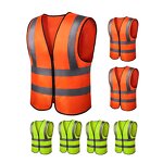 Safety Jacket - Wholesale Orange High Vis Vest