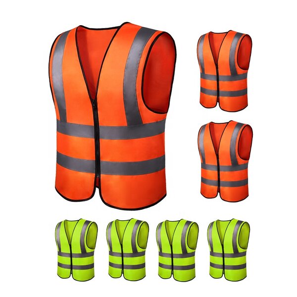 Safety Jacket - Wholesale Orange High Vis Vest