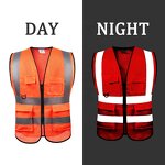 Reflective Safety Vest - Airport Mesh with Logo