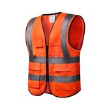 Safety Vest - Industrial Green with Pocket
