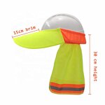 Safety Helmet - Full Brim Hard Hat Sun Shade