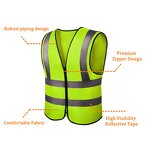 Safety Jacket - Wholesale Orange High Vis Vest