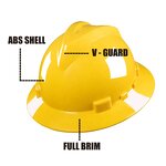 Safety Helmet - ANSI Z89.1 Full Brim Hard Hat