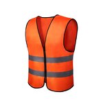 Reflective Vest - Security Engineer with Zipper