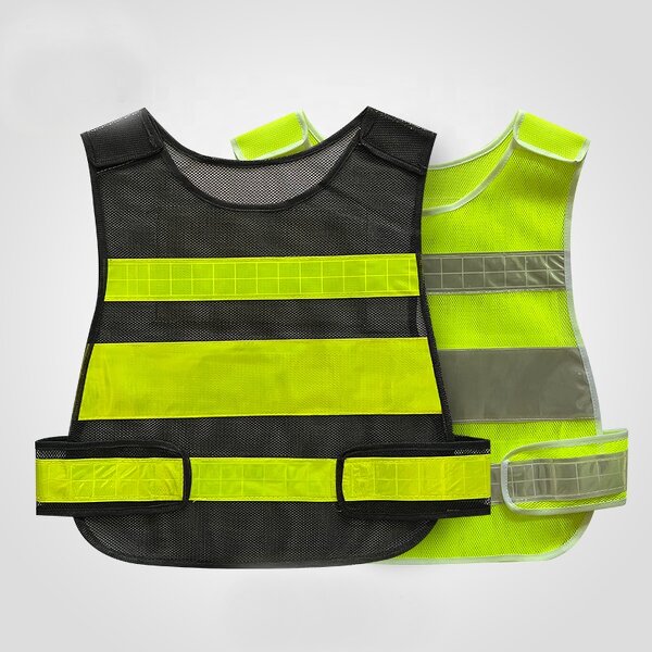 Reflective Vest - Black Mesh