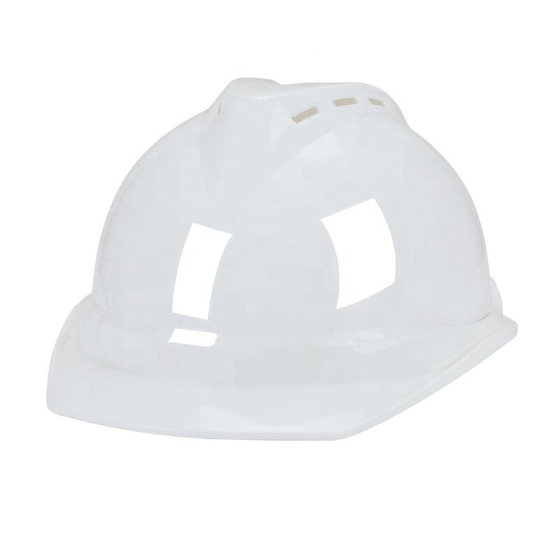 Construction Safety Helmet - White ABS Hard Hat